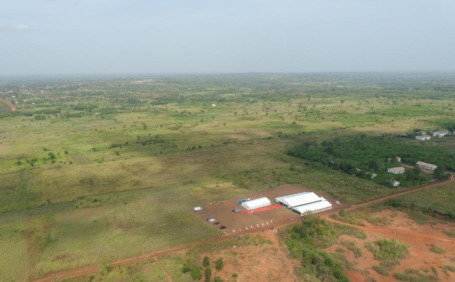 Eiffage Énergie Systèmes construit la plus grande centrale solaire du Bénin dans le village d’Illoulofin (commune de Pobé)